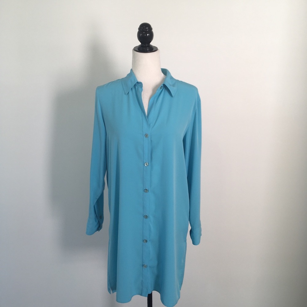 Natori Blue Sleep Shirt